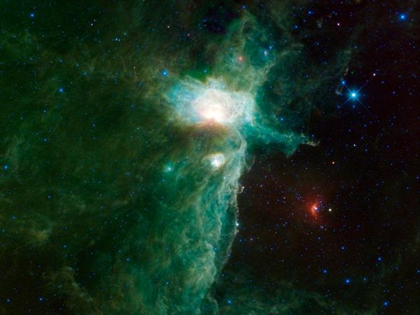 Фотографії космосу. Туманність Полум’я. Фото: NASA/JPL-Caltech Фотографії космосу. Туманність Полум’я. Фото: NASA/JPL-Caltech
