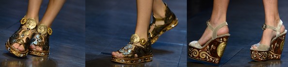 Обувь от Dolce & Gabbana. Фото: OLIVIER MORIN/AFP/Getty Images Обувь от Dolce & Gabbana. Фото: OLIVIER MORIN/AFP/Getty Images
