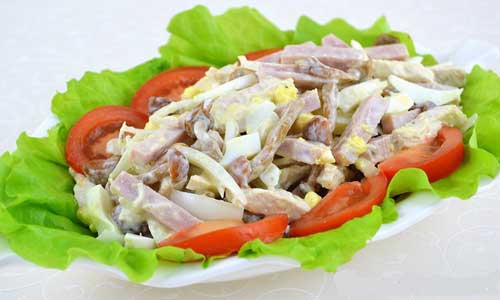 самые вкусные салаты, салаты на 23 февраля, салаты день защитника отечества Салат на 23 февраля «Мужская мечта». Фото: Вадим/cookmen.ru