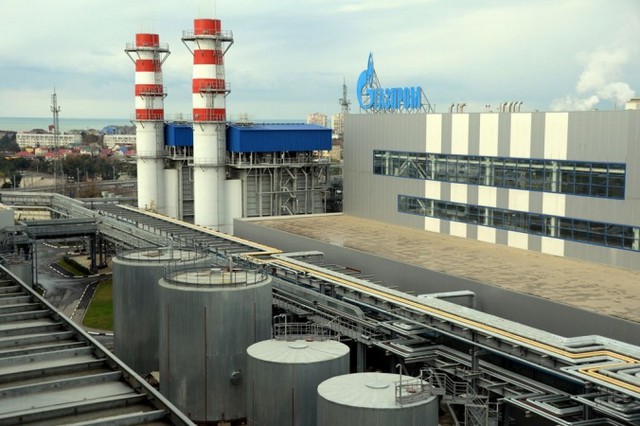 Так виглядає Адлерська ТЕС, нещодавно збудована російським газовим гігантом &laquo;Газпромом&raquo; на російському чорноморському курорті Сочі. Знімок від 30 листопада 2013 року