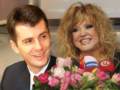 Алла Пугачова може вступити в партію Михайла Прохорова