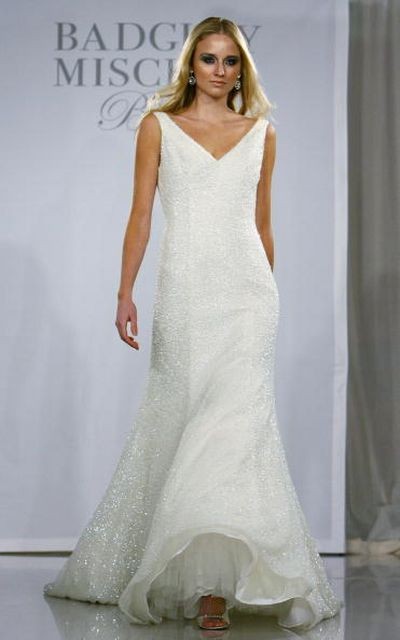 Показ свадебной коллекции Badgley Mischka в Нью-Йорке (фотообзор)