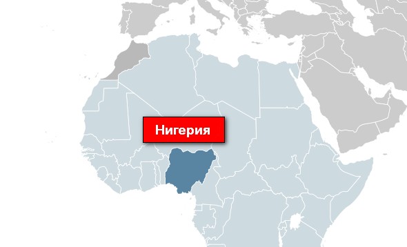 карта Нигерии