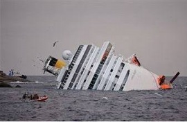 Із затонулої частини Costa Concordia вилучені ще 8 загиблих