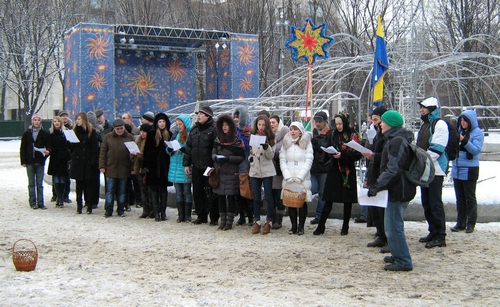 В Дніпропетровську відбулося масове колядування
