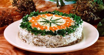 Торт из печени говяжьей (рецепт)