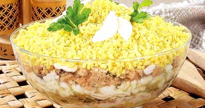 салат мимоза