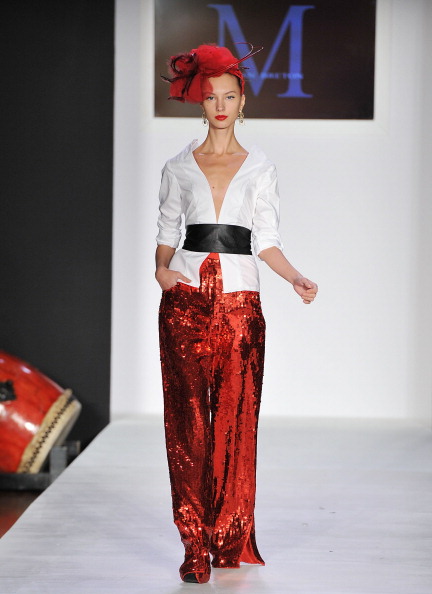 Американский дизайнер Malan Breton на Mercedes-Benz Fashion Week