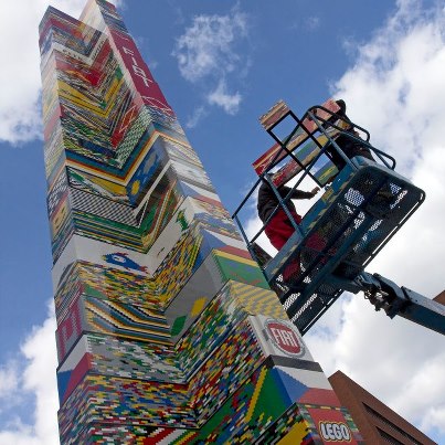 В Чехии соорудили самую высокую в мире башню из конструктора Lego