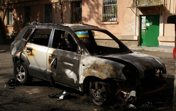 За поджог «патриотичных» автомобилей николаевская СБУ задержала четверых