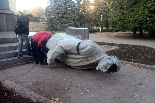 Ленин был повержен и в Кривом Роге