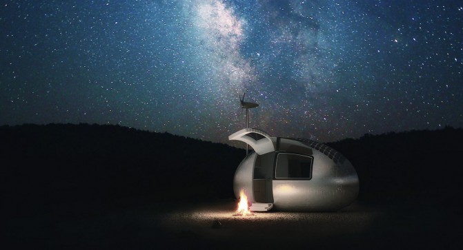 Экологичный дом-капсула. Фото: ecocapsule.sk