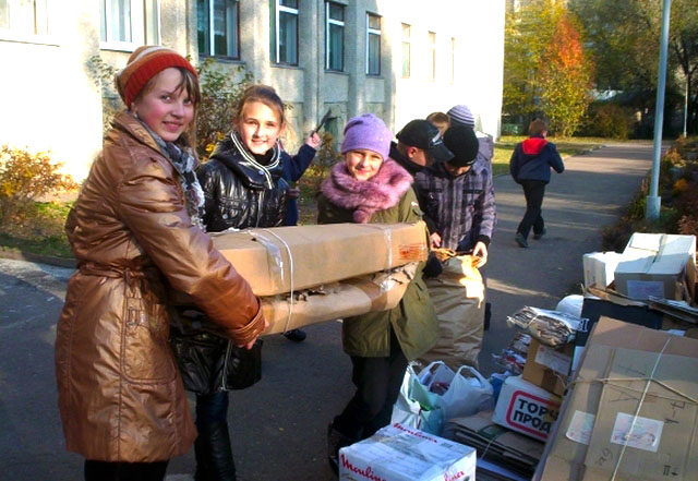 У тернопільській школі роблять ремонт на кошти від макулатури