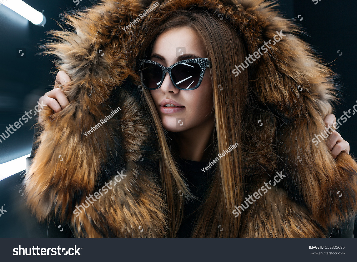 Парка с натуральным мехом от компании «Udekasi Furs»