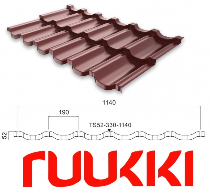 металочерепица Ruukki 