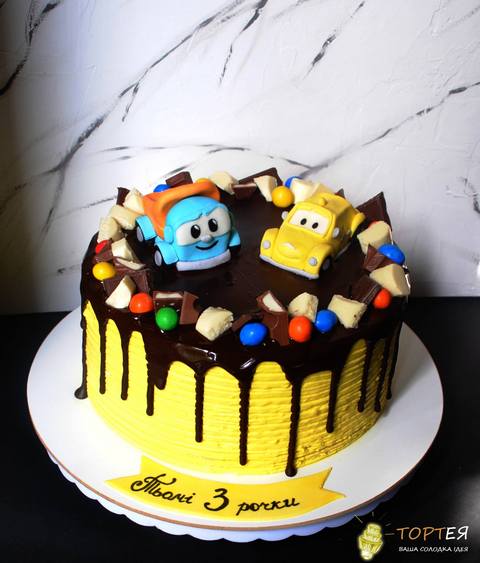 zhovtyy-dytyachyy-tort-bez-mastyky