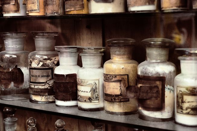 old-prescription-bottles