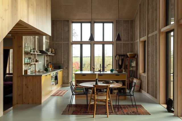 Промышленную коноплю использовали для строительства Zero-Carbon Flat House (ФОТО)