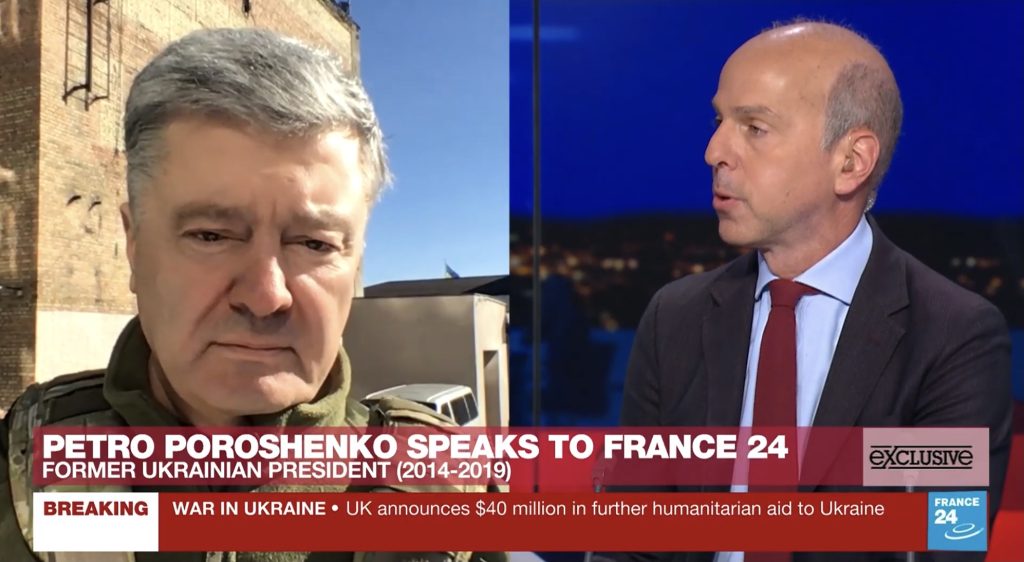 Колишній президент Петро Порошенко: ми ніколи не нападали на Росію