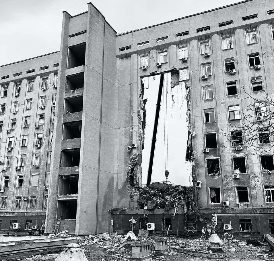 Российскими ракетами обстреляли портовой город Николаев