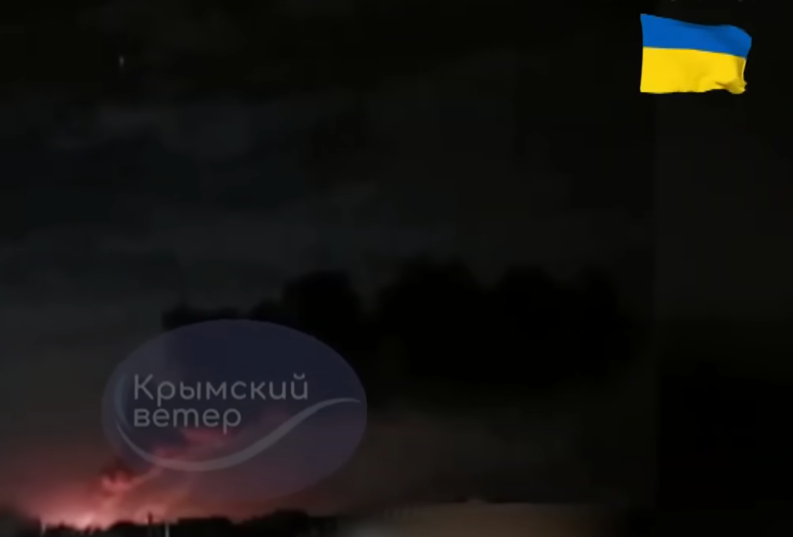 Украина нанесла удар по российской авиабазе в Крыму