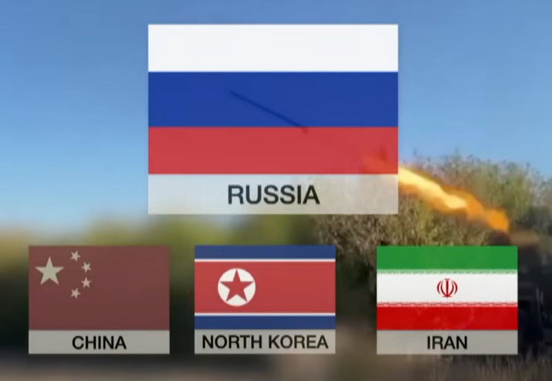 Китай, Північна Корея та Іран зміцнюють підтримку Росії (ВІДЕО)