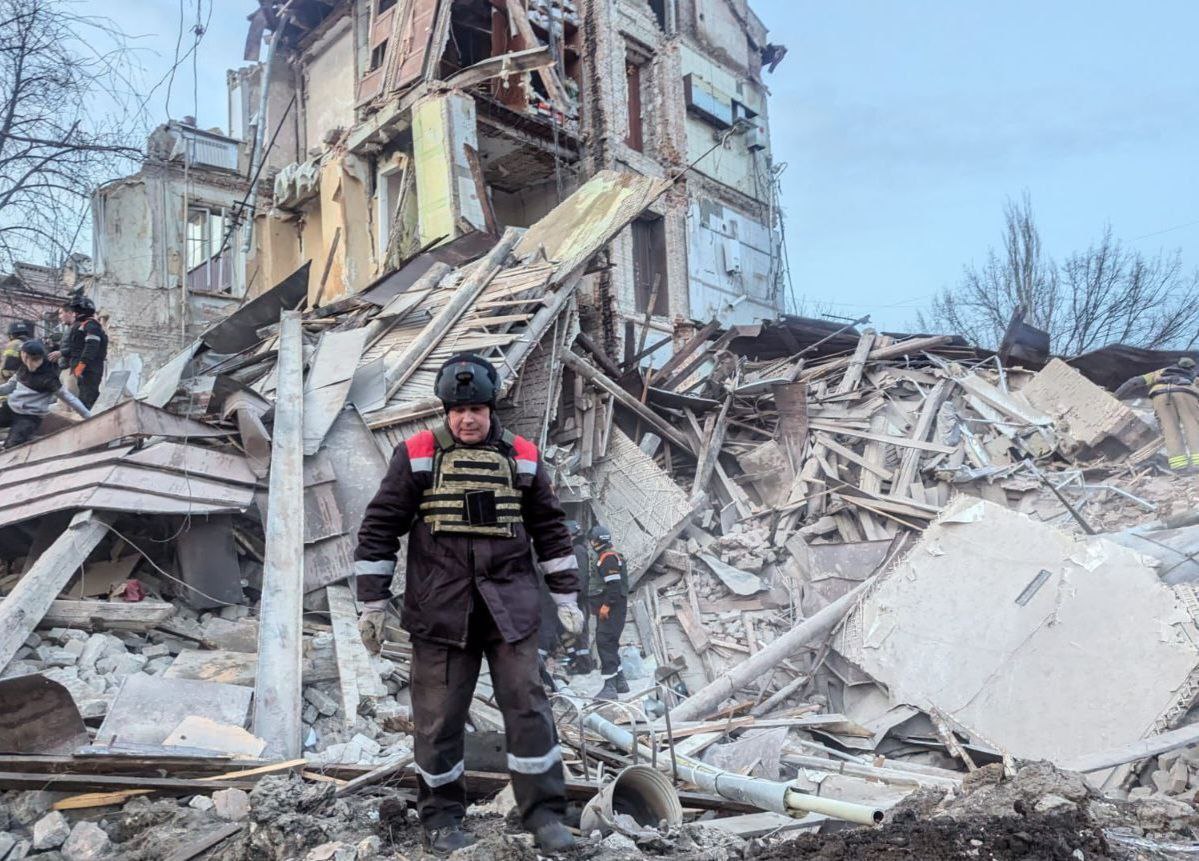 Один человек погиб, 11 ранены в результате российского ракетного удара по Кривому Рогу